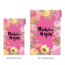 2022 Lovedoki Dokibook Notebook page set A5 A6 flower weekly monthly 365 refill 6 ring binder Paper kawaii planner accessories 2024 - buy cheap