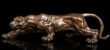 Escultura Art Deco Jaguar Pantera Animal bronce envío gratis 2024 - compra barato