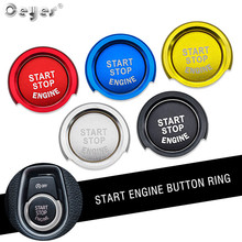 Ceyes Car Start Switch Ignition Ring Button Styling Accessories Case For Bmw F20 F10 E46 E90 E60 Engine Decoration Sticker Cover 2024 - buy cheap