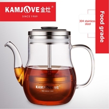 Kamjove-juego de té de vidrio resistente al calor, taza elegante de café, color naranja, Citrus Puer, Envío Gratis 2024 - compra barato