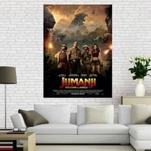 Personalizado jumanji parede poster decoração para casa 30x45cm lona sedas para decoração da família lona impressão de tecido cartaz 2024 - compre barato