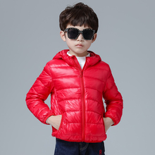 2020 New 90% White Duck Feather Ultra Light Boys Hooded Down Coat Children's Autumn Winter Down Jacket for Boy Baby Outerwear 2024 - buy cheap