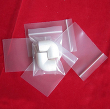 Sacolas de plástico transparentes zip-lock, 12x17cm, osso branco, pe, viagem, embalagem para joias, presentes, acessórios, bolsas com 500 peças 2024 - compre barato