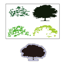 Штампы AZSG с изображением пышного дерева/листьев, прозрачные штампы для «сделай сам», для скрапбукинга, изготовления открыток, декоративные силиконовые штампы для украшения 2024 - купить недорого