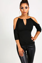 Blusa holgada informal con cuello en V para mujer, camisa Sexy de chifón, sin tirantes, color negro, para verano 2024 - compra barato