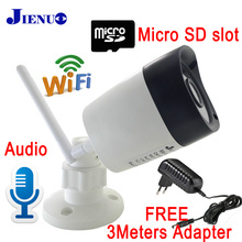 JIENU-cámara IP wifi, sistema de vigilancia de seguridad CCTV, impermeable al aire libre, inalámbrica, para el hogar, compatible con ranura Micro sd, visión nocturna 2024 - compra barato