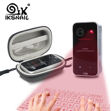 IKSNAIL-teclado láser con Bluetooth, teclado inalámbrico de proyección Virtual portátil para iphone, Android, teléfono, ipad, tableta, PC, Notebook 2024 - compra barato