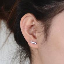 1pair New Fashion Punk Geometry brincos bijoux Simple T Bar Earrings For Women Ear Stud Earrings Jewelry 2024 - buy cheap