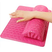 Professional Hand Cushion Holder Soft PU Leather Sponge Arm Rest Love Heart Design Nail Pillow Manicure Art Beauty Nail Mat Pad 2024 - buy cheap