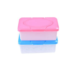 Plastic Dry Wet Tissue Box Case Baby Wipes Press Pop-up Design Home Tissue Holder Accessories Pink blue colors 2024 - buy cheap