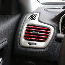 Tira embellecedora de rejilla de ventilación de coche, moldura de llanta estilo U para Alfa Romeo GT Q2 147 156 159 Giulietta MiTo, 1m 2024 - compra barato