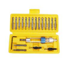 20Pcs Half Time Drill Bit High Speed Steel Drill Driver Tools Set Multi Screwdriver Sets with 16 Different Kinds Head 2024 - buy cheap