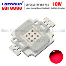 Высокомощный светодиодный чип 10 Вт Красный 620-625нм SMD COB лампа DIY прожектор сценический свет Прожектор для 10 Вт 20 Вт 50 Вт световые бусины 2024 - купить недорого