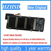 14.8V 58wh SL04XL Original SL04XL Battery For HP Envy 14-3000 665054-151 665054-171 665054-271 HSTNN-IB3J TPN-Q105 665460-001 2024 - buy cheap