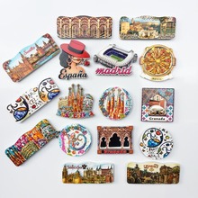 BABELEMI 1pcs Hot Spain Madrid Barcelona Toledo Granada Fridge Magnet Souvenirs Refrigerator Magnets Stickers Gift Home Decor 2024 - buy cheap