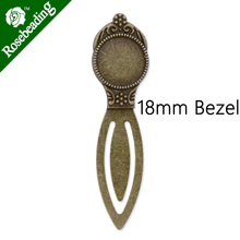 80x21mm Antique Bronze Plated Brass Bobby Pin,length is 80mm,with 18mm round bezel,bobby pin,bobby blanks,sold 10pcs/lot-C3479 2024 - buy cheap