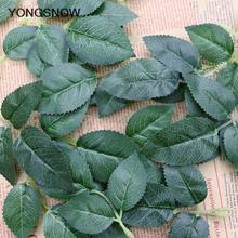 10pcs/lot Artificial Green Leaves Wedding Decoration Flower Leaf DIY Craft Scrapbooking Fake Flowers Silk Leaf Branches Plants 2024 - buy cheap