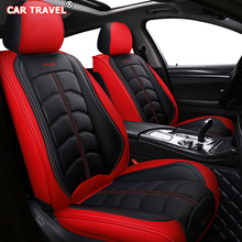 Front Rear Luxury Leather car seat cover For hyundai terracan jeep patriot kia sorento cadillac escalade ssangyong actyon auto 2024 - buy cheap