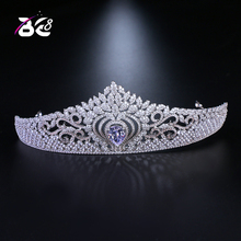 Be 8 Women Bridal Wedding Jewelry Tiaras&Crown Full Crystal Hair Jewelry for Brides Hair Accessories De Noiva H072 2024 - buy cheap