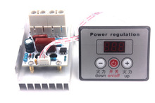 AC 220V 10000W SCR Digital Voltage Regulator Speed Control Dimmer Thermostat 80A 2024 - buy cheap