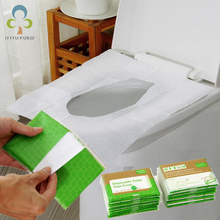 5 Packs=50Pcs Disposable Paper Toilet Seat Covers Camping Loo wc Bacteria-proof cover  For Travel/Camping Bathroom ZXH 2024 - buy cheap