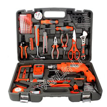 Hard Tool Set with Electric Drill Electrician Repair Tool Kit  Multifunctional Household Hardware Tool Kit 2024 - buy cheap