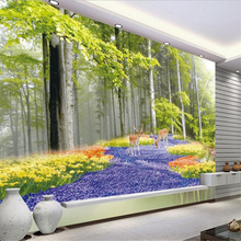 Beibehang-murales de pared personalizados, hermoso paisaje del país de las Maravillas, dormitorio, sala de estar, TV, Fondo de papel de pared para sala de estar 2024 - compra barato