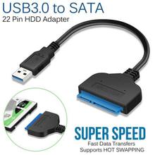 USB 3,0 на SATA 2,5 "HDD Кабель-адаптер USB 3,0 на 2,5" SATA III Кабель-адаптер/UASP-SATA на USB3.0 конвертер 3D19 2024 - купить недорого