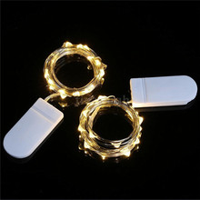 Waterproof Fairy Light CR2032 Battery Powered LED Mini Christmas Light Copper Wire String Light For Wedding Xmas Garland Party 2024 - buy cheap