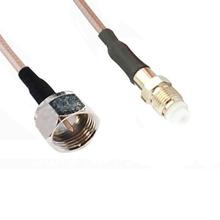 10pcs/lot F Male Plug to FME Female Jack COAXIAL Cable RF Extension Cable RG316 30cm 2024 - buy cheap