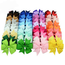 MIXIU 40pcs/set Mix Colors Grosgrain Ribbon Bow Hair Clip Boutique Handmade Hairgrips Bows Hairpin Baby Girl Hair Accessories 2024 - buy cheap