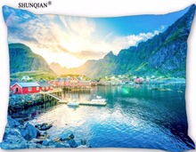 New Norway Pillow Case Custom Wedding Pillowcase Cover Cases Gift Zippered Rectangle Pillow Case 18-1-30 2024 - buy cheap