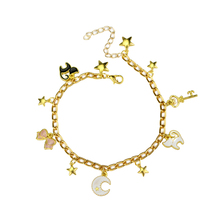 Sansummer-pulsera Original con forma de estrella, Luna, gato, lazo, Sakura, regalo para mujer 2024 - compra barato