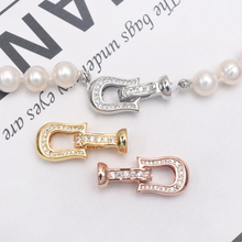 Wholesale DIY Natural Stones Beads Jewelry Making Accessories Silver/Gold/Rose Gold Metal Connector Clasps Findings 2024 - buy cheap