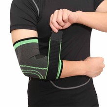 Bandagem elástica para cotovelo, suporte de cotovelo respirável, segurança, para uso ao ar livre, para basquete, fitness, braço novo 2024 - compre barato