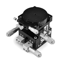 XYZR Axis diameter 90mm Knob Micrometer Sliding stage Guide Rail Type Platform Manual Displacement Sliding Table LTP90-LM-2 2024 - buy cheap