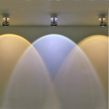 Modern Adjustable Background Wall Sconce Light 3W LED Lamp Ceiling Installation Bedroom Corridor Art Show Shop Spotlighting 2024 - buy cheap