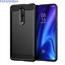 Carbon Fiber Cover For Xiaomi Mi 9T Pro Case Rubber Silicone Phone Cases For Xiaomi Mi 9T Back Case 2024 - buy cheap