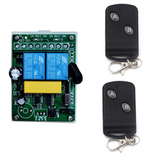 AC 110V-220V 2 CH 2CH Wireless Remote Control Light Switch Radio Relay Remote Receiver Module Remote Transmitter 315/433 MHz 2024 - buy cheap