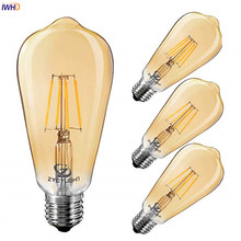 Iwhd-lâmpada led edison e27, 220v e 4w, ampola de decoração industrial, vintage, retrô 2024 - compre barato