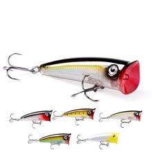 Classical Hot selling Popper Lure colorful fishing tackle 70mm 11g  fishing lure  Hooks Artificial  plastic Hard fishing bait 2024 - buy cheap