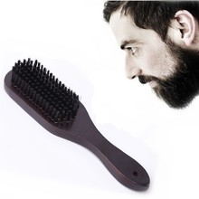 Escova macia de madeira para cabeleireiros, escova para limpeza de pescoço, barbeiro, ferramentas para estilização de cabelo 2024 - compre barato