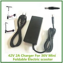 36V E Scooter Charger E-bike Charger Output 42V2A li-ion Battery Charger for 36V Electric Scooter 2 Wheels Folding Hoverboard 2024 - buy cheap