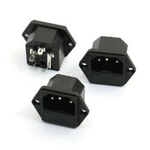 3pcs IEC 320 3 Pin C14 Inlet Plug Socket AC 250V 10A w 5mm x 20mm Fuse Holder 2024 - buy cheap