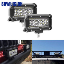 2PCS 12V 24V 84W Waterproof Square LED Worklight DRL Light Bar Offroad Car Boat Led Work Light 2024 - buy cheap