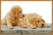 Two brothers cross stitch kit aida 14ct 11ct count print canvas stitches embroidery DIY handmade 2024 - buy cheap