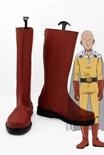 Novo boneco masculino um soco, botas de cosplay de saipu, sapatos de anime customizado 2024 - compre barato