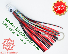 SXY FISHING Acrylic Lure Trolling Lure Trolling Bait 3.8OZ Deep sea fishing Octopus lure Boat fishing Lure Multicolor-AA0020 2024 - buy cheap