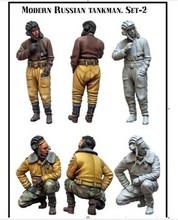 1/35 conjunto de escala figura resina kit petroleiros soldado russo 2024 - compre barato