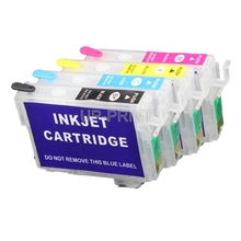 UP refillable ink cartridges for Stylus T23/TX105/T24/TX115 printers Auto reset chip T1171 T0732N T0733N T0734N 2024 - buy cheap